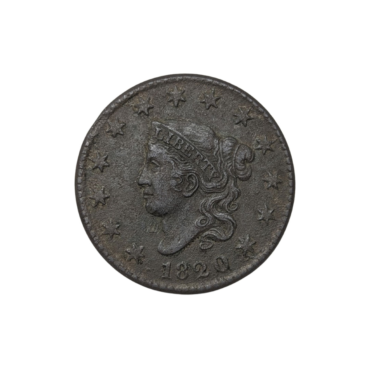 1820 Small Date N15 Large Cent