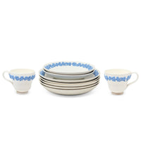 Wedgewood Queensware Lavender on Cream Color 9pc Mixed Lot