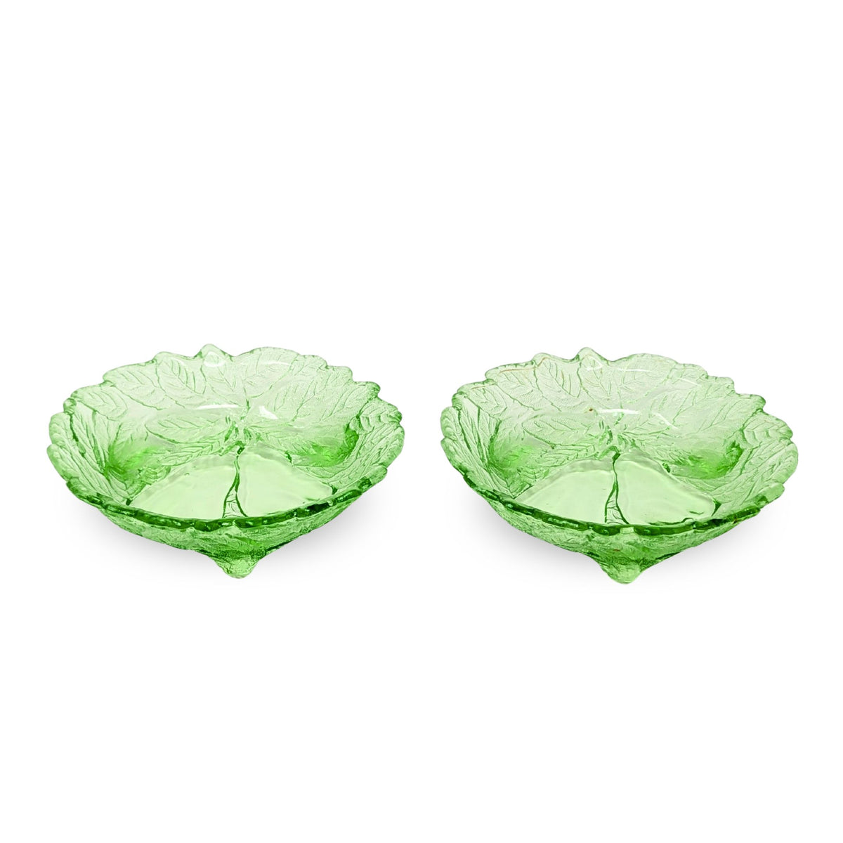 Indiana Glass Company Green Uranium "Sweet Pear"/"Avocado" 45pc Set
