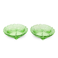 Indiana Glass Company Green Uranium "Sweet Pear"/"Avocado" 45pc Set