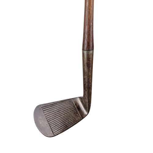 T. Stewart St. Andrews Hickory Shaft Spade Mashie #6 Golf Club