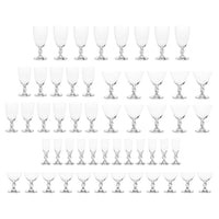 Lalique "Frejus" 53pc Crystal Stemware Set