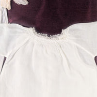 Antique Framed Christening Gown Set - Gown, Cap, & Socks