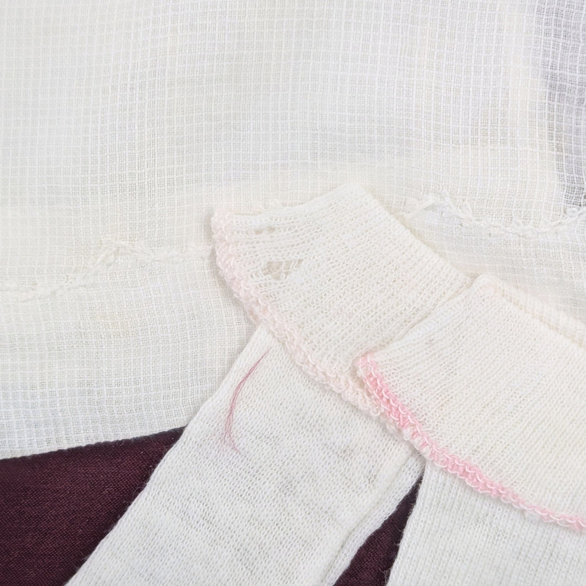 Antique Framed Christening Gown Set - Gown, Cap, & Socks