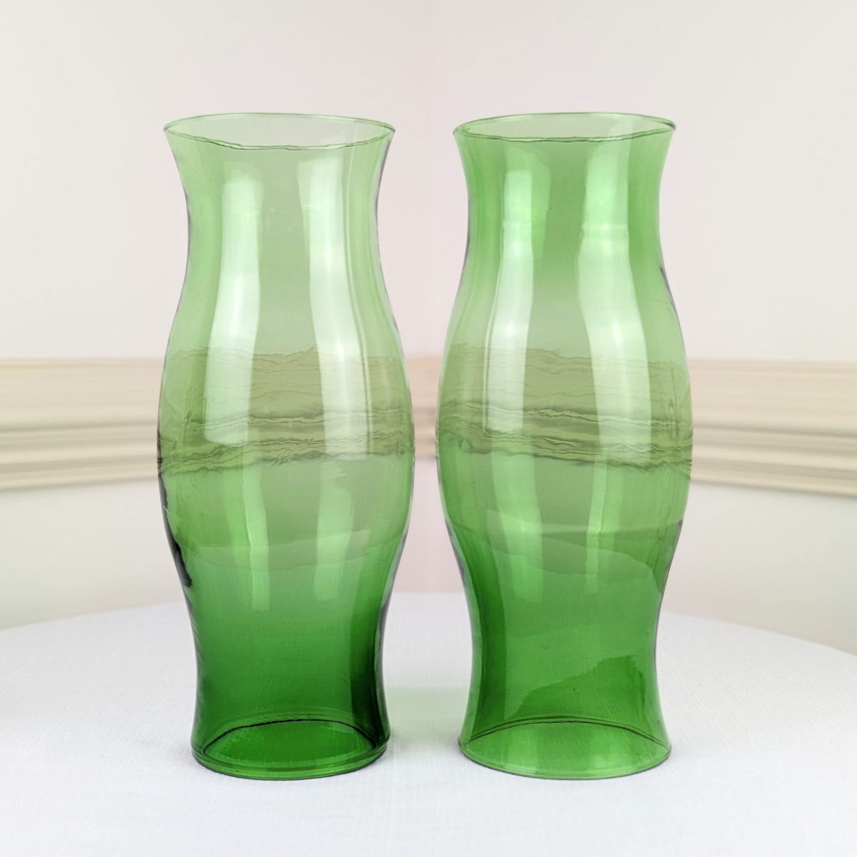 Royal Leerdam Colonial Williamsburg CW-9 Emerald Green 14" Hurricanes (2)