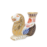 Royal Crown Derby Mythical Beasts Series Winged Lion Paperweight/Candle Holder