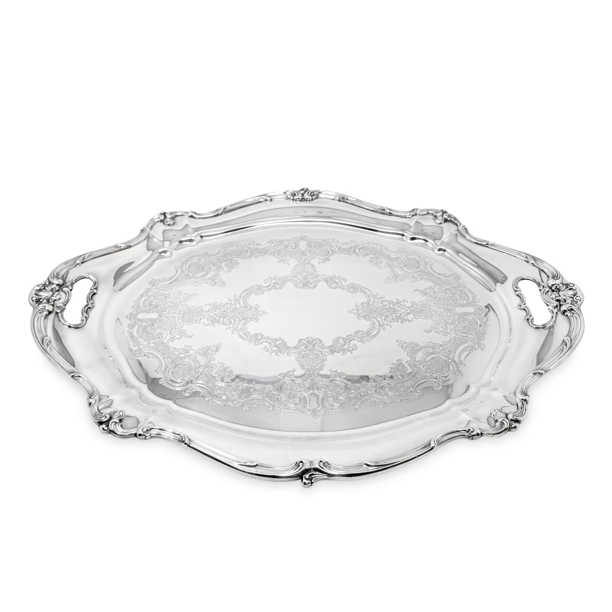 Gorham "Chantilly" Silverplate 27" Waiter Tray