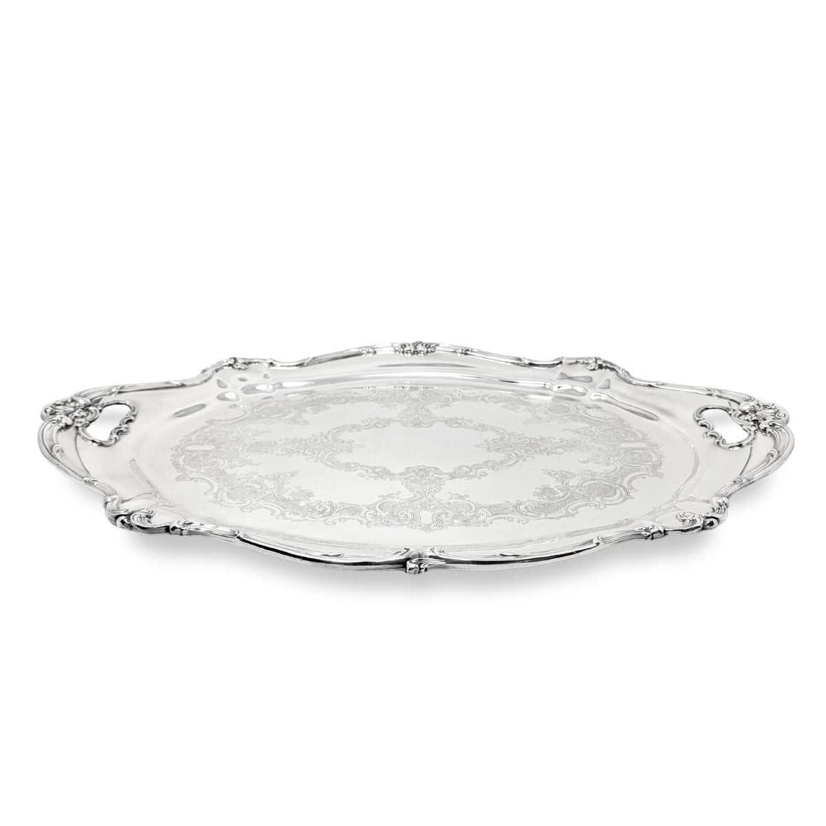 Gorham "Chantilly" Silverplate 27" Waiter Tray
