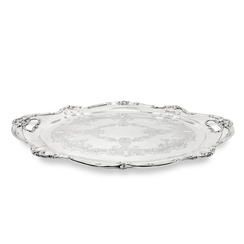 Gorham "Chantilly" Silverplate 27" Waiter Tray