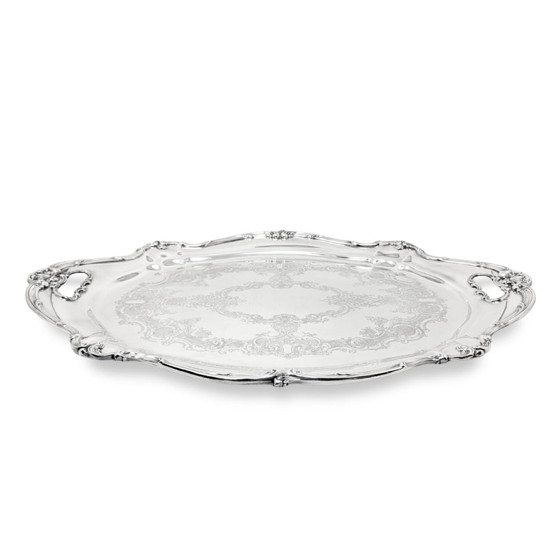 Gorham "Chantilly" Silverplate 27" Waiter Tray