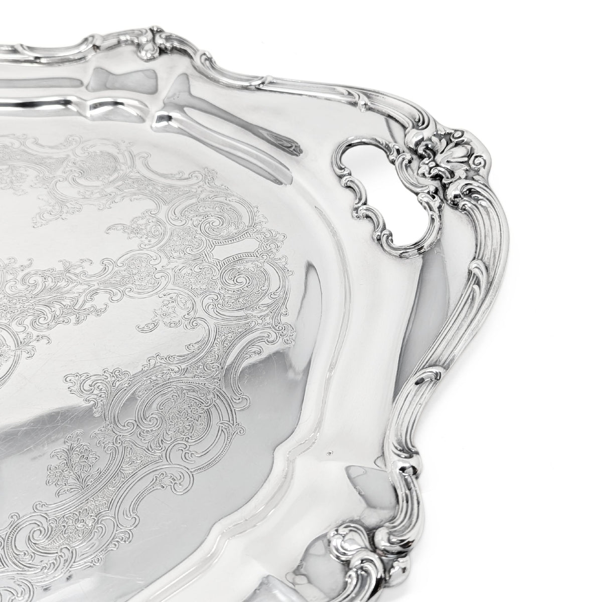 Gorham "Chantilly" Silverplate 27" Waiter Tray