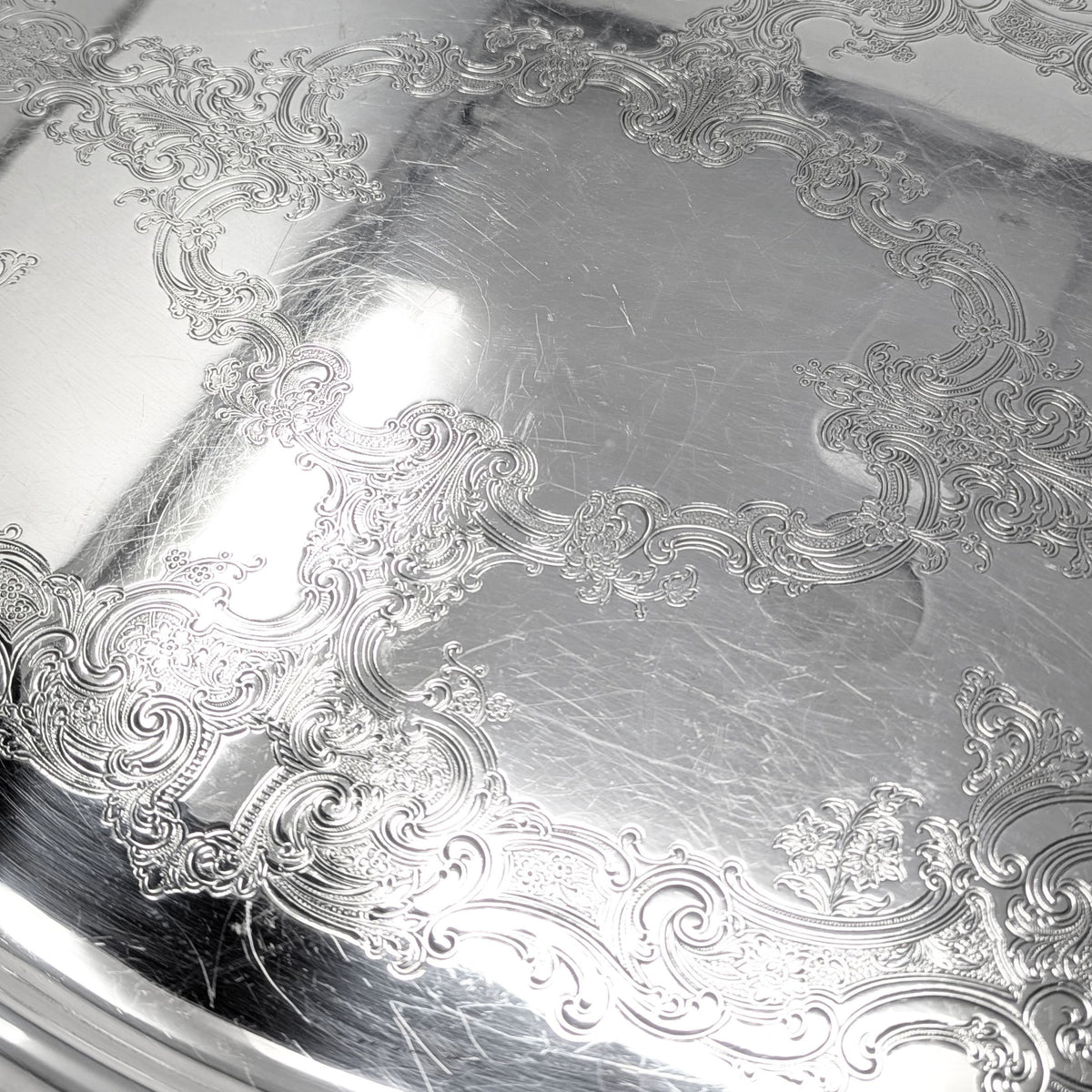 Gorham "Chantilly" Silverplate 27" Waiter Tray