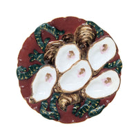 1880's Limoges French Turkey Oyster Plate
