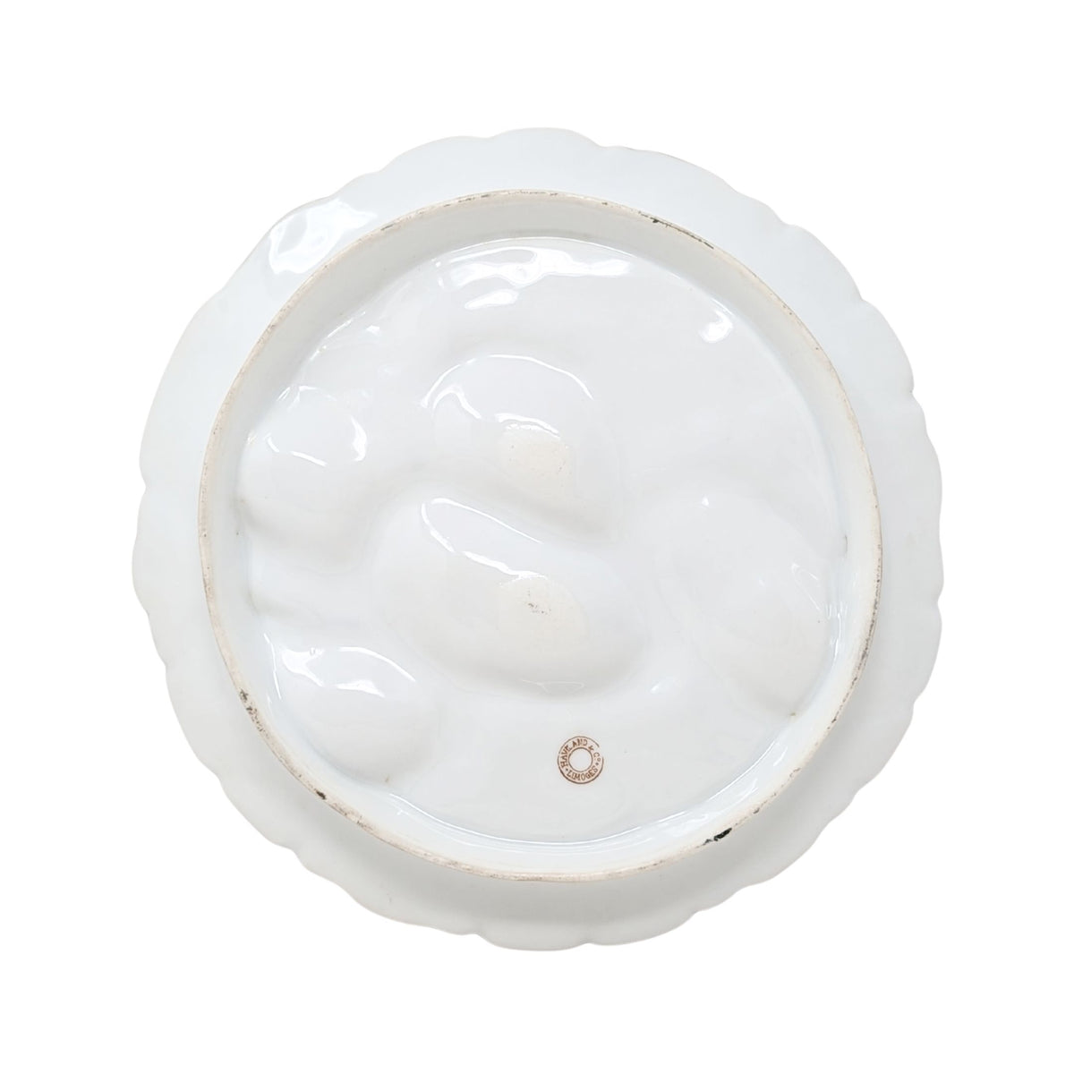 1880's Limoges French Turkey Oyster Plate