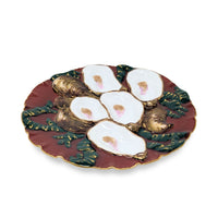 1880's Limoges French Turkey Oyster Plate