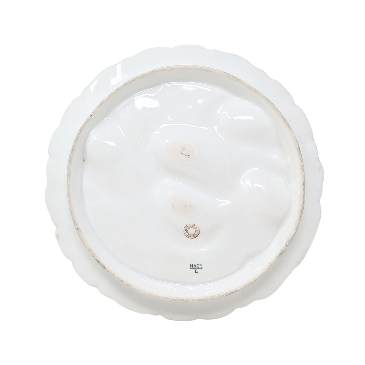 1880's Limoges French Turkey Oyster Plate
