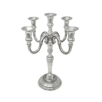 Italian Pewter 5-Light Candelabra
