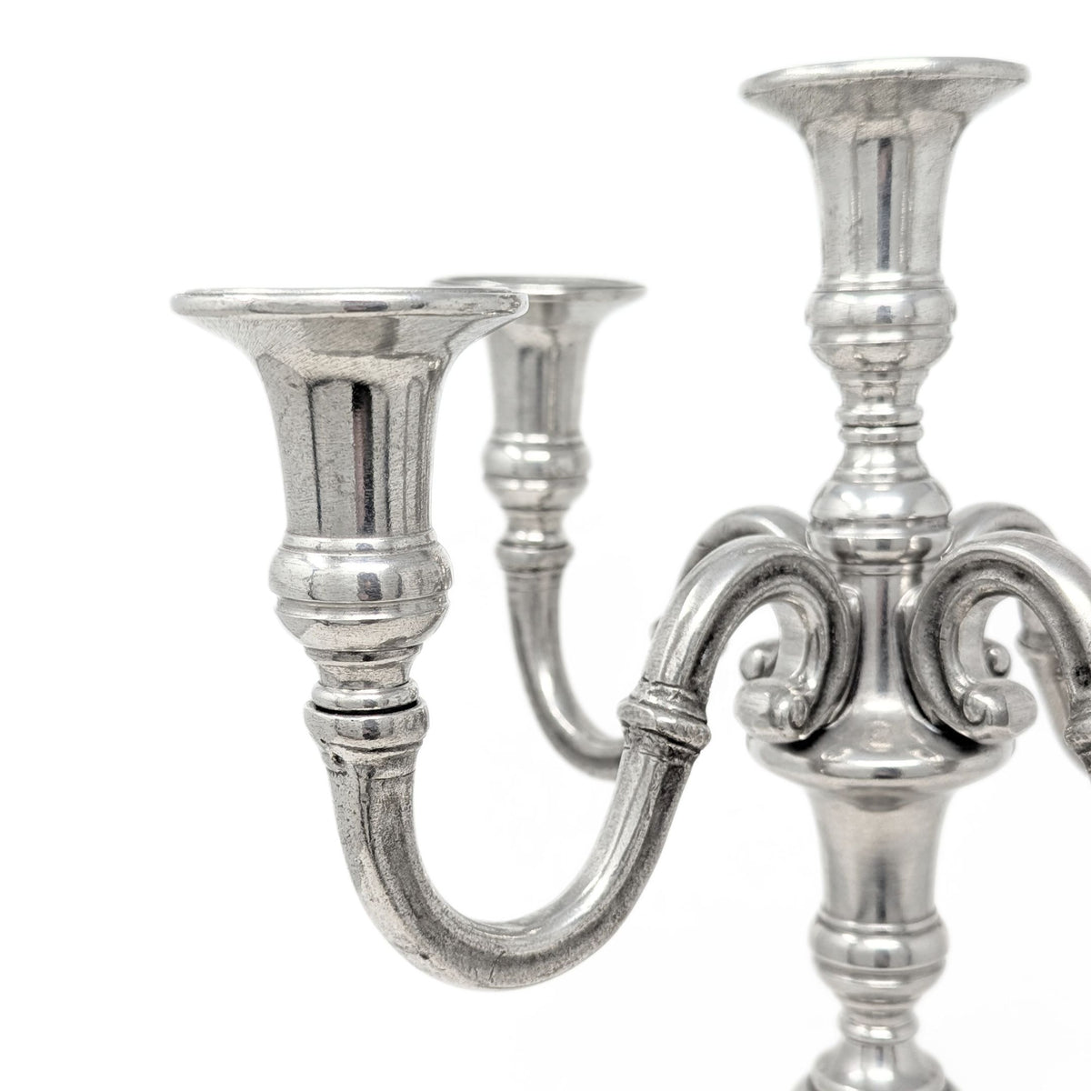 Italian Pewter 5-Light Candelabra