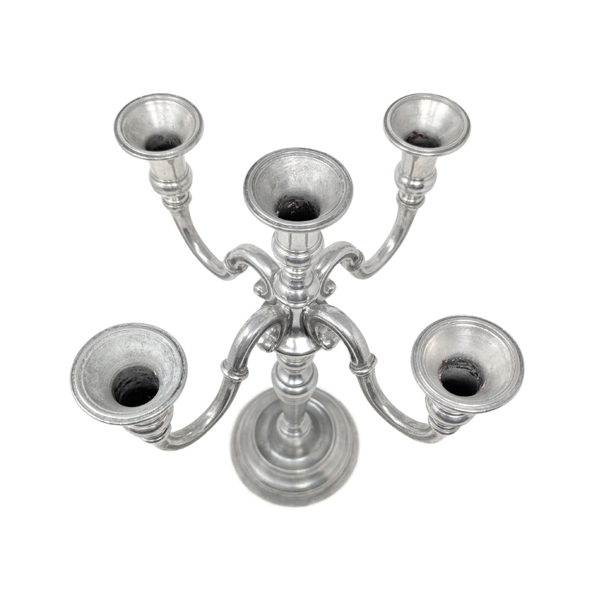 Italian Pewter 5-Light Candelabra