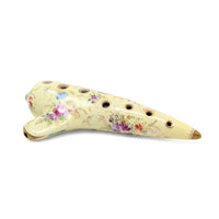 Max Freyer & Co. Meissen, Germany Antique 12 Hole Ocarina