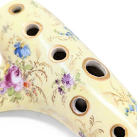 Max Freyer & Co. Meissen, Germany Antique 12 Hole Ocarina