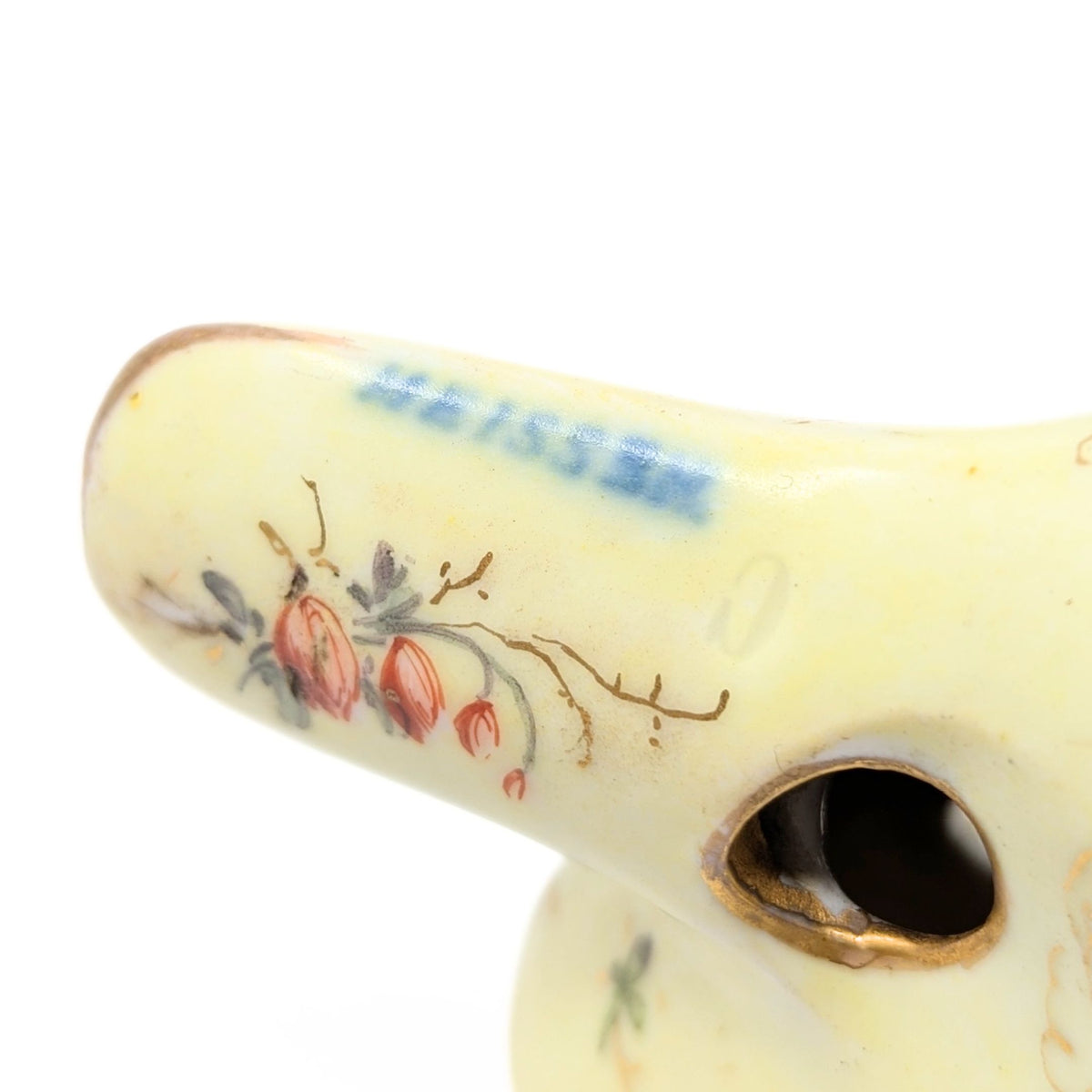 Max Freyer & Co. Meissen, Germany Antique 12 Hole Ocarina