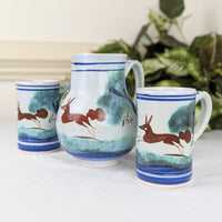 Michelle Erickson "Beware Of The Fox" Signed Pitcher & Two Mugs