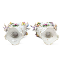 Von Schierholz Cherubic Compote Lidded Urns (Pair)