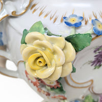 Von Schierholz Cherubic Compote Lidded Urns (Pair)