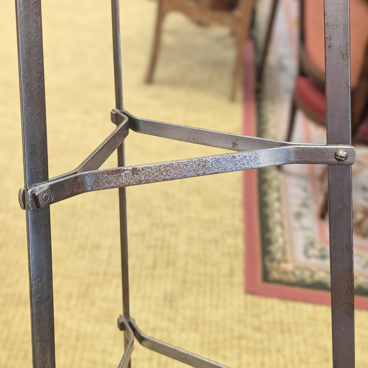 Antique French Gourmet 4.5ft Tiered Cookware/Pot Stand