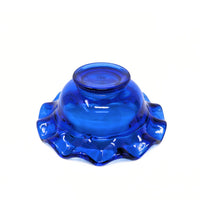 Fenton “Canaan Valley” Cobalt Fairy Lamp Signed D. Frederick