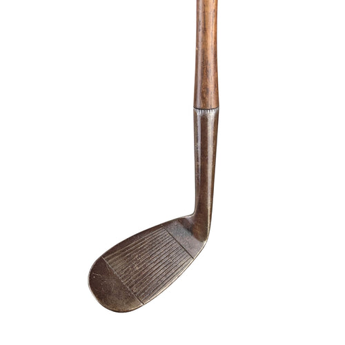 T. Stewart St. Andrews Hickory Shaft Mashie Niblick #7 Golf Club