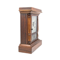 Waterbury 1870’s Ruby 8-Day Walnut Cottage Clock