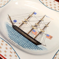 Mottahedeh #146 of 150 Hand Painted US Navy Ship Platter