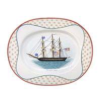 Mottahedeh #146 of 150 Hand Painted US Navy Ship Platter
