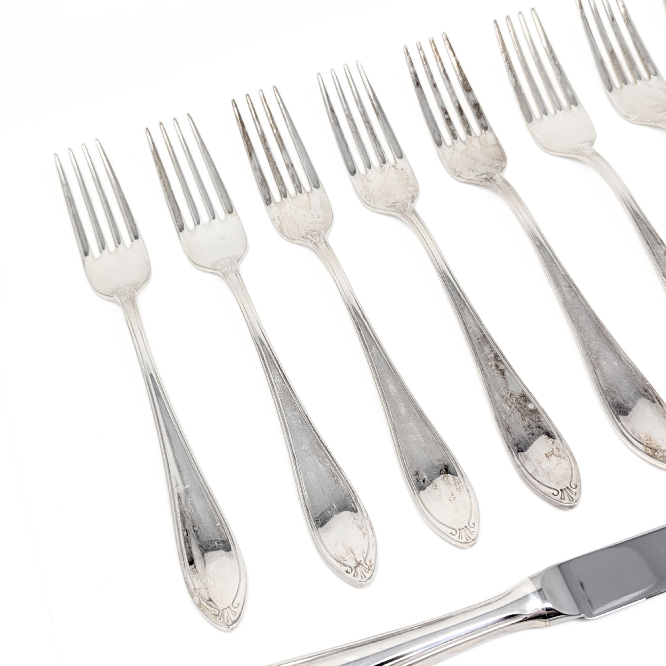 Christofle France “Versailles” 24pc Silver Plate Flatware Set