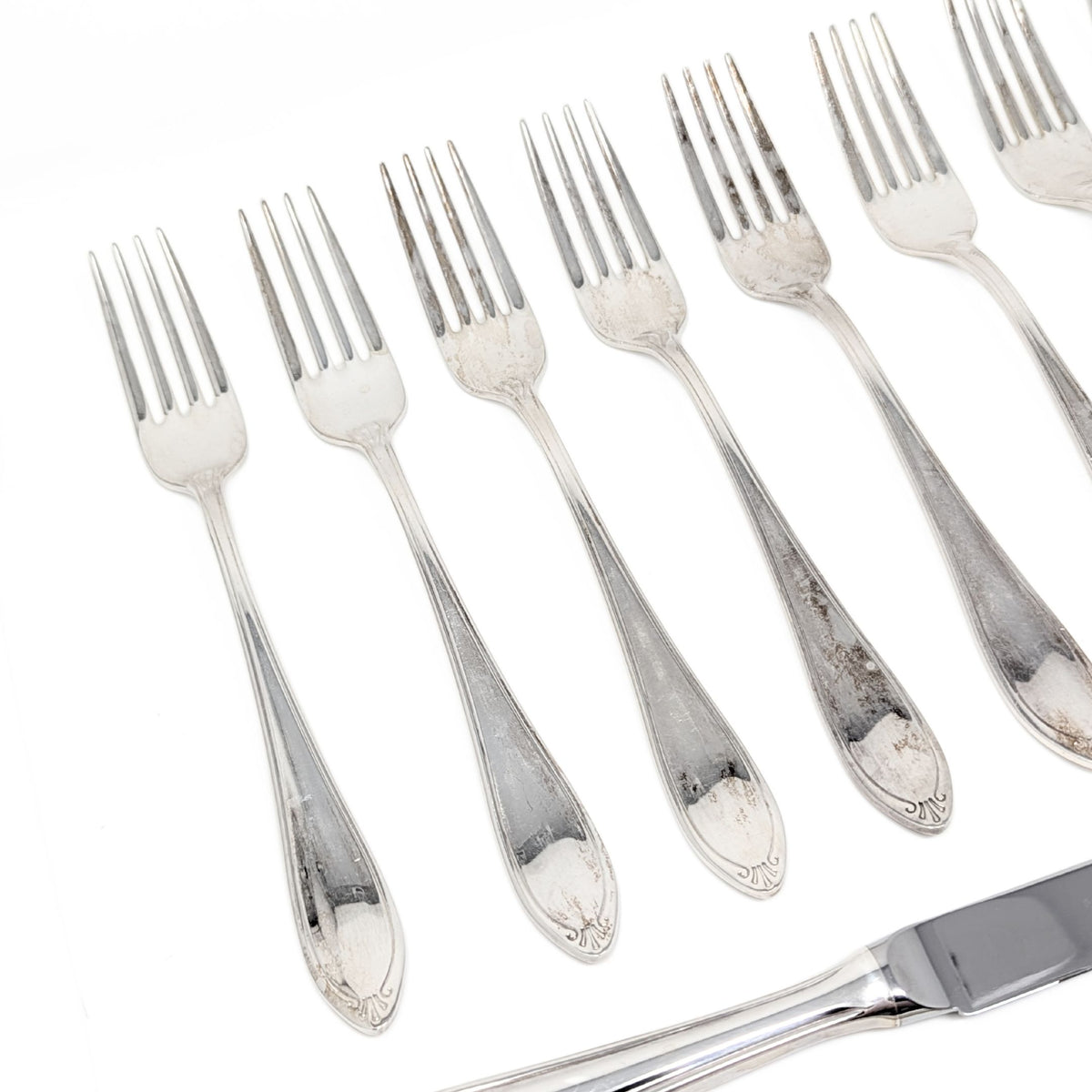 Christofle France “Versailles” 24pc Silver Plate Flatware Set