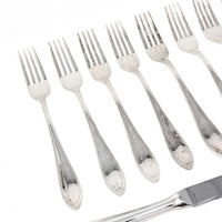 Christofle France “Versailles” 24pc Silver Plate Flatware Set