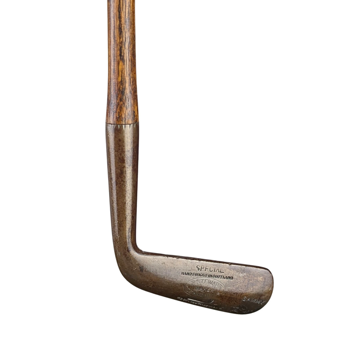 T. Stewart St. Andrews Hickory Shaft Sammy Golf Club