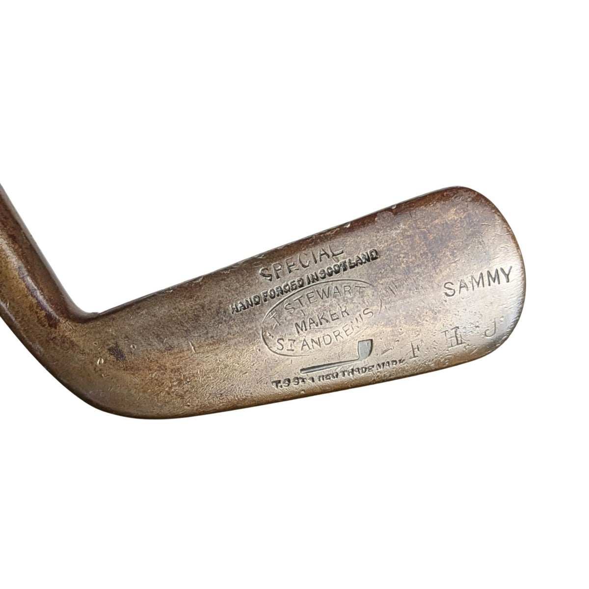 T. Stewart St. Andrews Hickory Shaft Sammy Golf Club