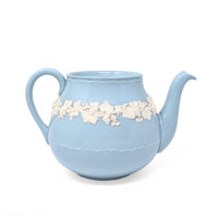 Wedgwood Queensware Shell Edge Cream Color on Lavender Teapot, No Lid