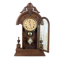 New Haven 1880 “Elbe” 8-Day Walnut Mantel Clock