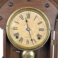 New Haven 1880 “Elbe” 8-Day Walnut Mantel Clock