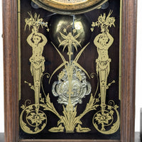 New Haven 1880 “Elbe” 8-Day Walnut Mantel Clock