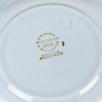 Wedgwood Queensware Cream on Lavender Set of 4 Footed Cups & Saucers