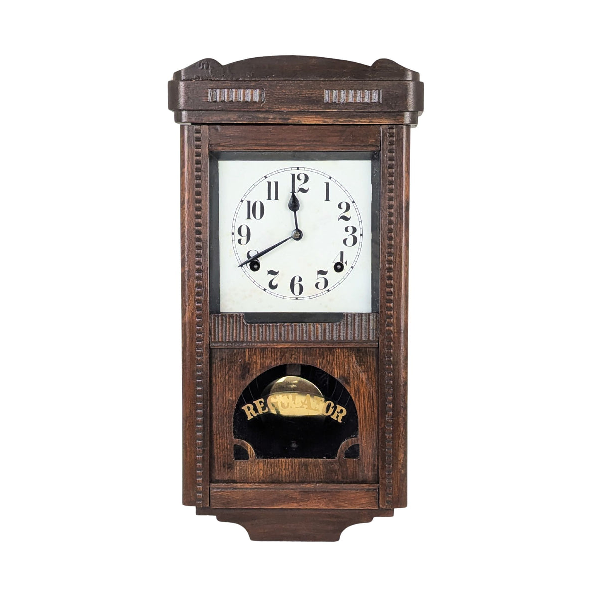 1920’s Art Deco 8-Day Wall Regulator Clock