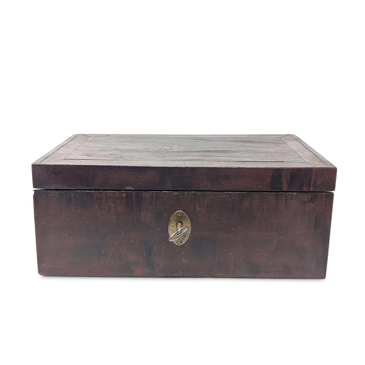 Civil War Era Burled Walnut/Mahogany Lap Desk & Lectern