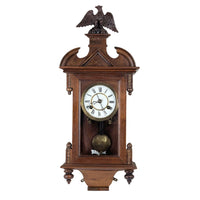 Civil War Era Federal Style 8-Day Regulator Wall Clock