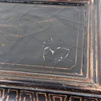 Bombay Co. Black & Gold Chinoiserie Storage Box/Chest