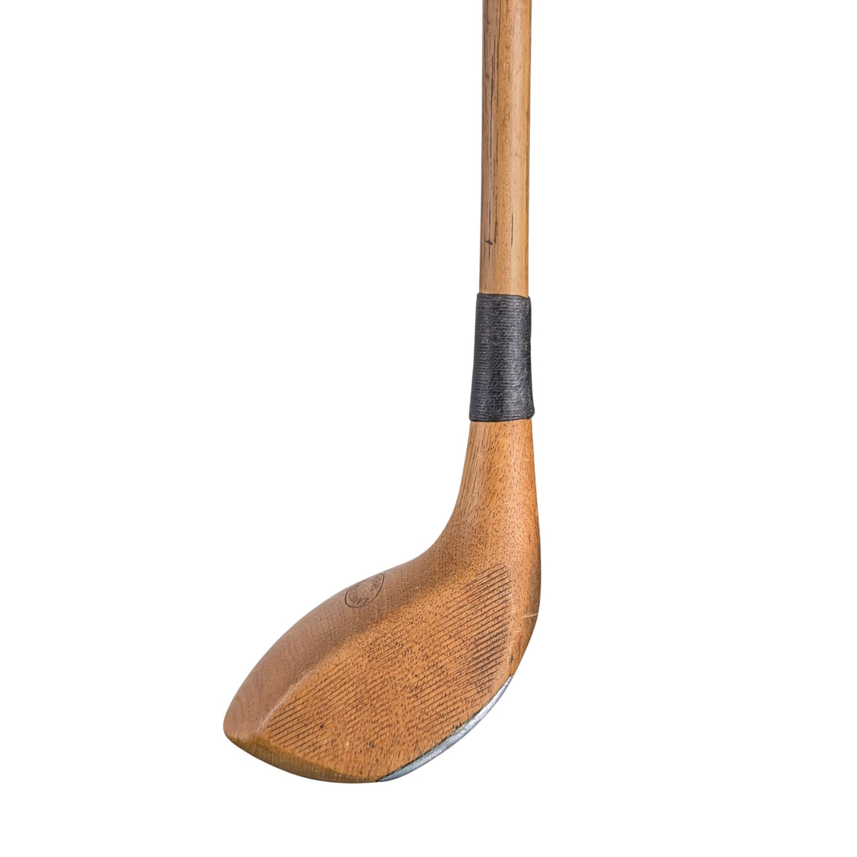 Lambert Flynn Special Persimmon Wood Hickory Shaft 2 Wood Golf Club